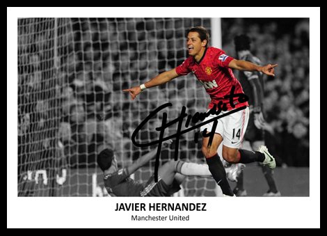 Javier 'Chicharito' Hernandez Signed