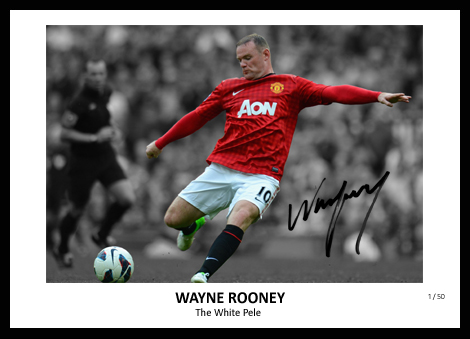 Wayne Rooney Signed